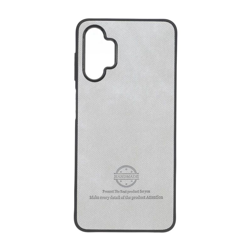 قاب HandMade جیر طرح پارچه ای Samsung Galaxy A13 4G / A13 5G / A04s / M13 4G / M23 / F13 - طوسی