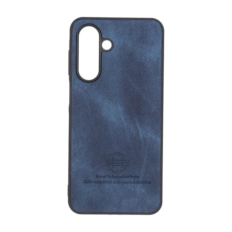 قاب HandMade جیر طرح پارچه ای Samsung Galaxy A17 / A26 - سرمه ای
