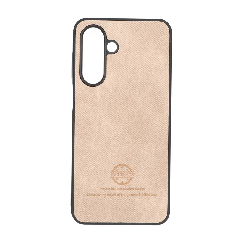 قاب HandMade جیر طرح پارچه ای Samsung Galaxy A17 / A26 - نسکافه ای