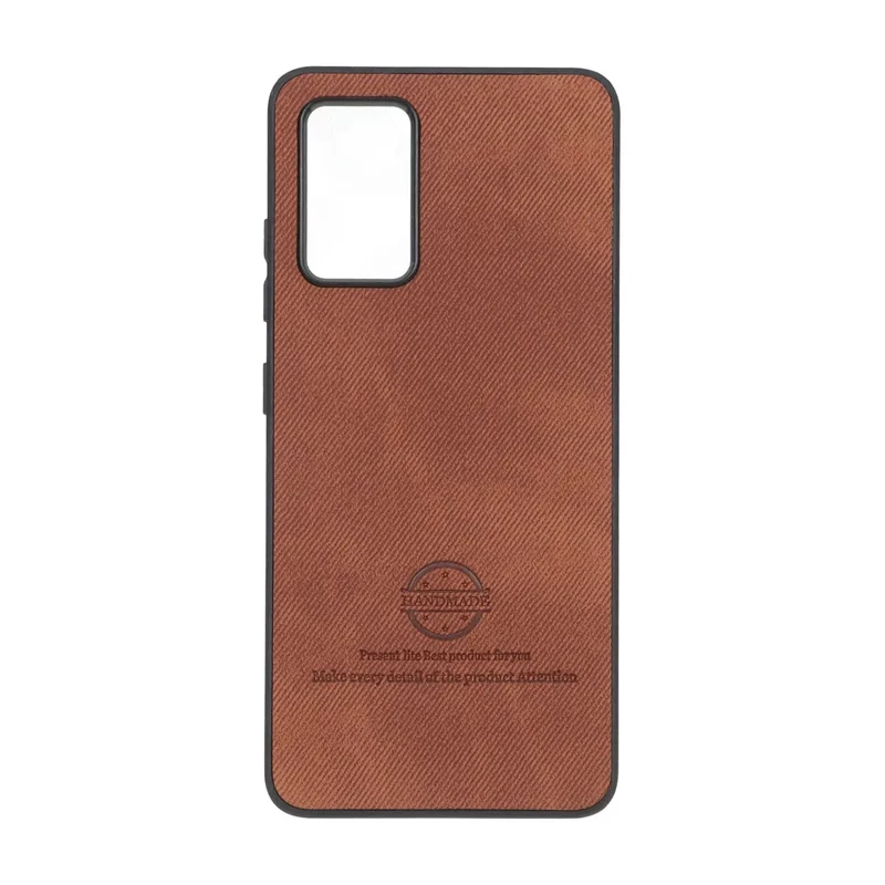 قاب HandMade جیر طرح پارچه ای Samsung Galaxy A32 4G - قهوه ای