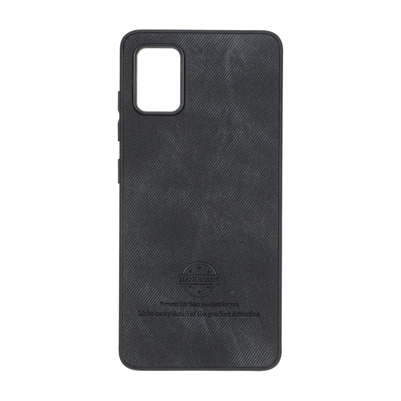 قاب HandMade جیر طرح پارچه ای Samsung Galaxy A51 / M40s - مشکی