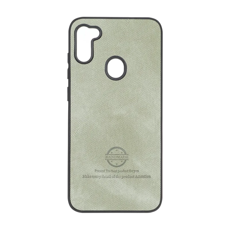 قاب HandMade جیر طرح پارچه ای Samsung Galaxy A11 / M11 - سبز