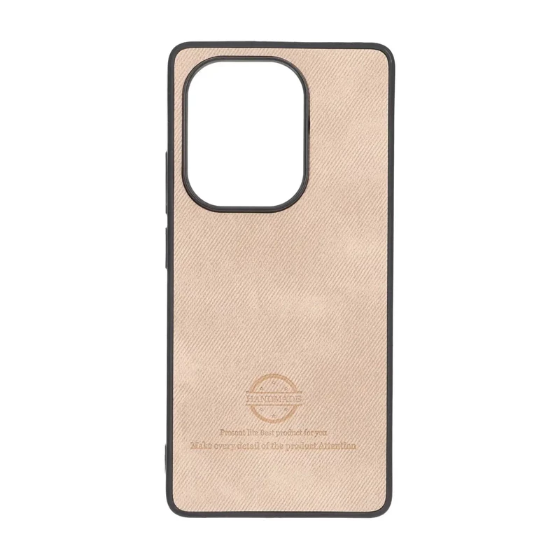 قاب HandMade جیر طرح پارچه ای Xiaomi Redmi Note 14S / Note 13 Pro 4G / Poco M6 Pro 4G - نسکافه ای