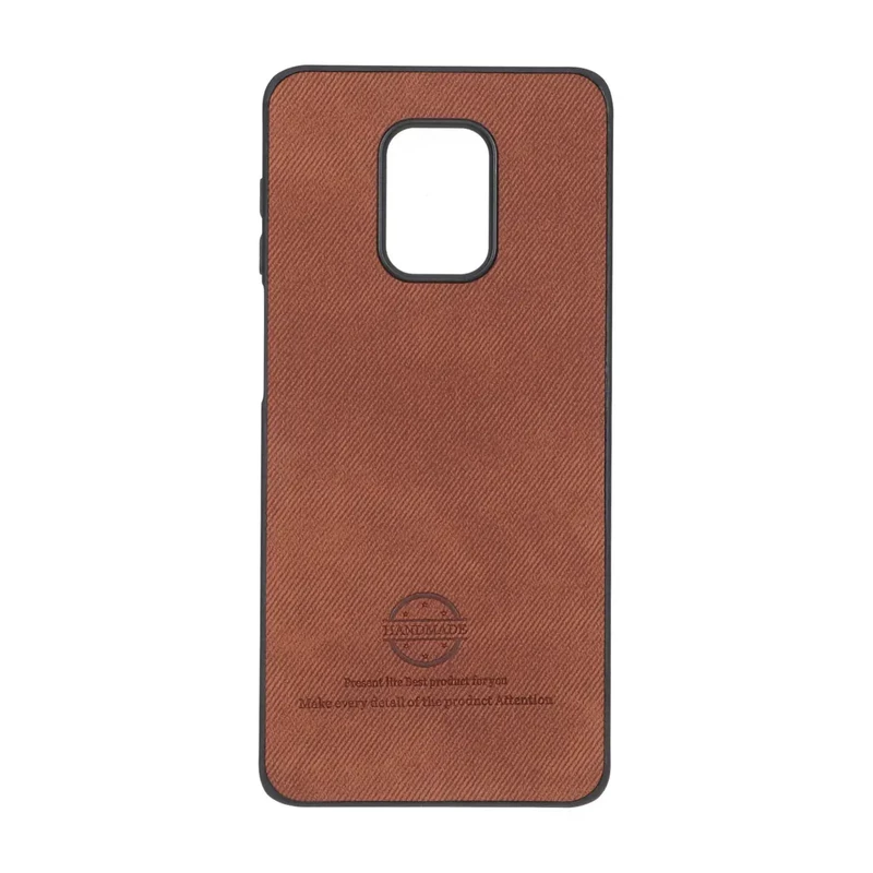 قاب HandMade جیر طرح پارچه ای Xiaomi Redmi Note 9S / Redmi Note 9 Pro / Redmi Note 9 Pro Max - قهوه ای