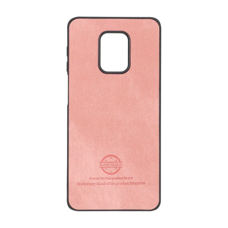 قاب HandMade جیر طرح پارچه ای Xiaomi Redmi Note 9S / Redmi Note 9 Pro / Redmi Note 9 Pro Max - صورتی