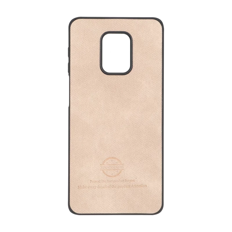 قاب HandMade جیر طرح پارچه ای Xiaomi Redmi Note 9S / Redmi Note 9 Pro / Redmi Note 9 Pro Max - نسکافه ای