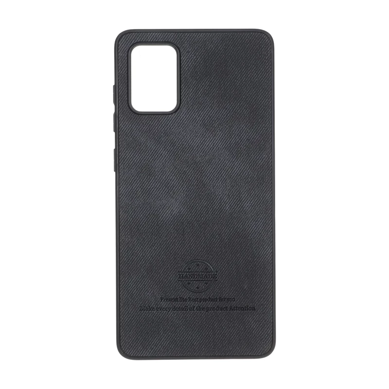 قاب HandMade جیر طرح پارچه ای Samsung Galaxy A71 - مشکی
