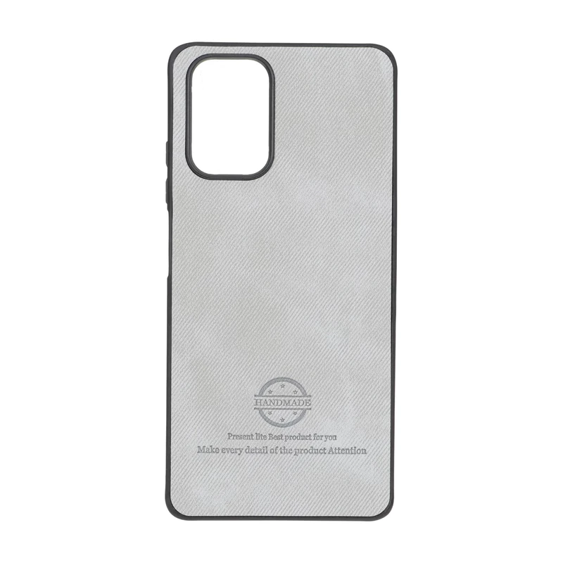 قاب HandMade جیر طرح پارچه ای Xiaomi Redmi Note 10 4G / Redmi Note 10S / Poco M5S - طوسی