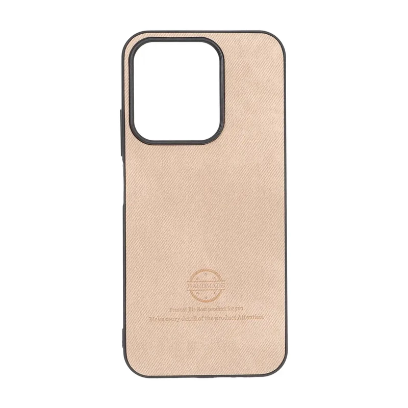 قاب HandMade جیر طرح پارچه ای Xiaomi Redmi 15C / Poco C85 - نسکافه ای