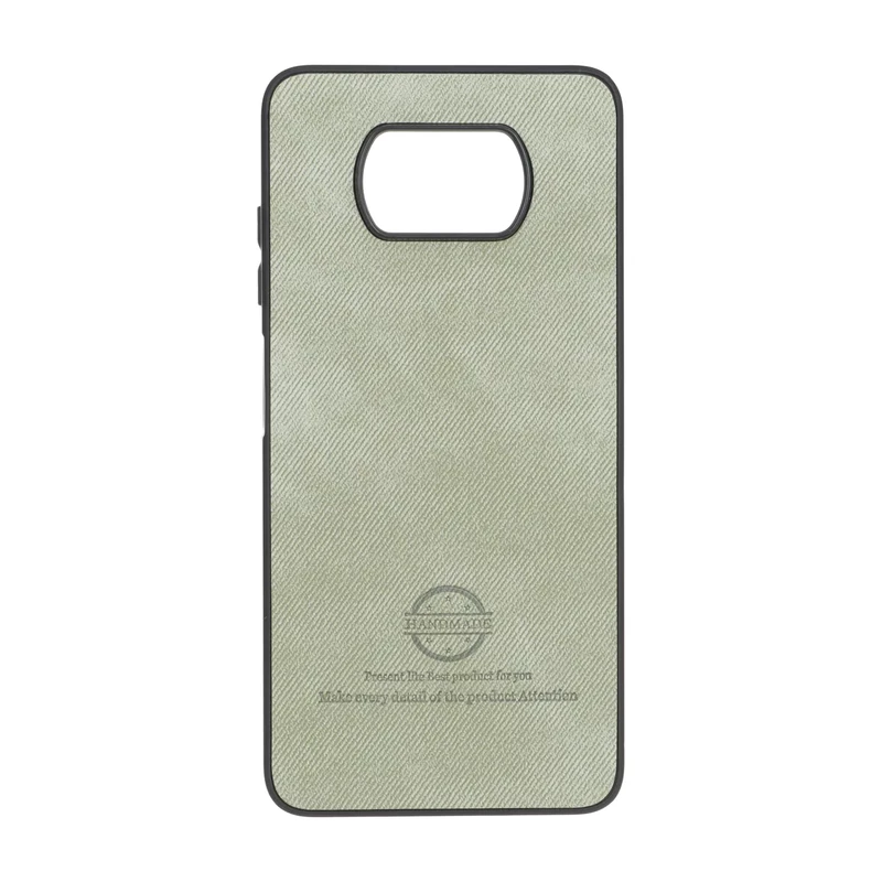 قاب HandMade جیر طرح پارچه ای Xiaomi Poco X3 / Poco X3 Pro / Poco X3 NFC - سبز
