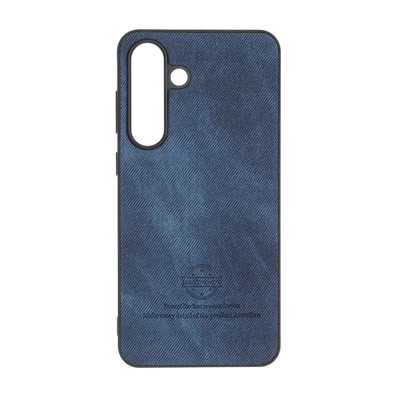 قاب HandMade جیر طرح پارچه ای Samsung Galaxy S25 FE - سرمه ای