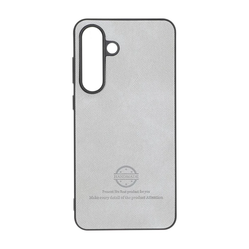 قاب HandMade جیر طرح پارچه ای Samsung Galaxy S25 FE - طوسی