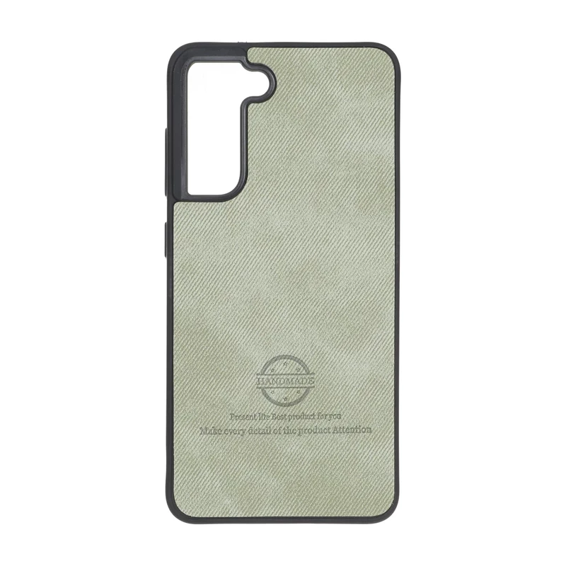 قاب HandMade جیر طرح پارچه ای Samsung Galaxy S21 FE - سبز
