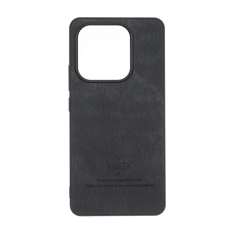 قاب HandMade جیر طرح پارچه ای Xiaomi Redmi Note 14 4G - مشکی