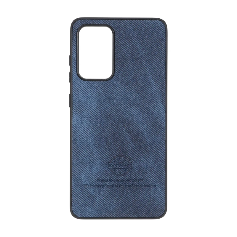 قاب HandMade جیر طرح پارچه ای Samsung Galaxy A52 / A52s - سرمه ای