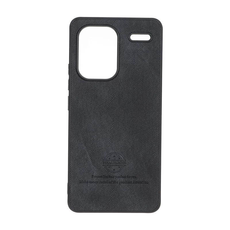 قاب HandMade جیر طرح پارچه ای Xiaomi Redmi Note 13 Pro Plus 5G - مشکی