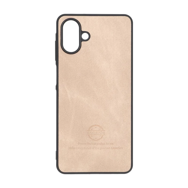 قاب HandMade جیر طرح پارچه ای Samsung Galaxy A07 - نسکافه ای