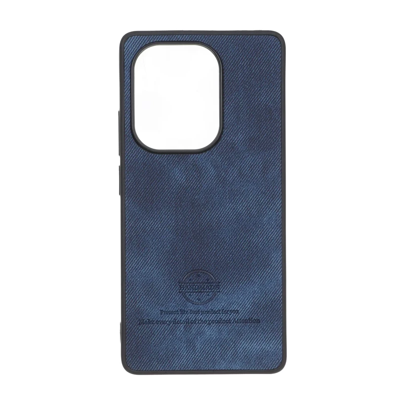 قاب HandMade جیر طرح پارچه ای Xiaomi Redmi Note 14S / Note 13 Pro 4G / Poco M6 Pro 4G - سرمه ای