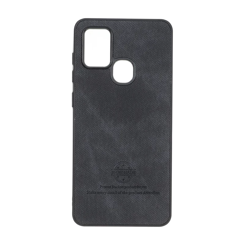قاب HandMade جیر طرح پارچه ای Samsung Galaxy A21s - مشکی