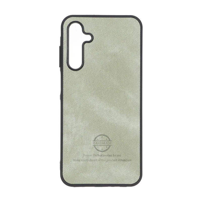 قاب HandMade جیر طرح پارچه ای Samsung Galaxy A25 5G - سبز
