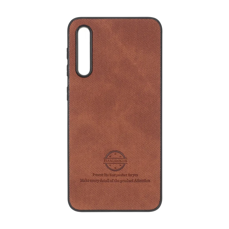 قاب HandMade جیر طرح پارچه ای Samsung Galaxy A50 / A50s / A30s - قهوه ای