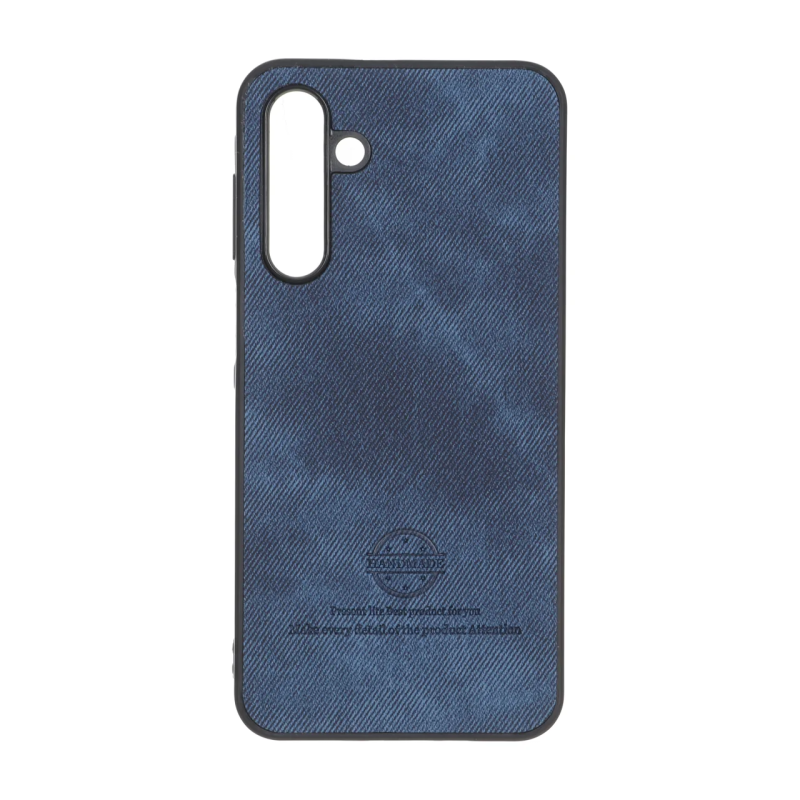 قاب HandMade جیر طرح پارچه ای Samsung Galaxy A16 - سرمه ای