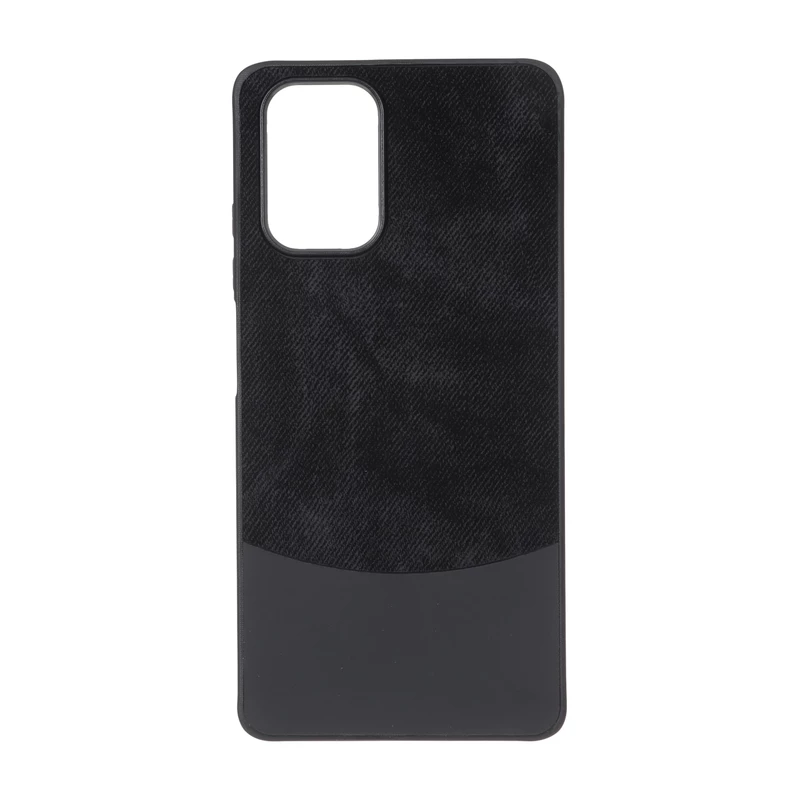 قاب دو تکه طرح چرم و جیر Xiaomi Redmi Note 10 4G / Redmi Note 10S / Poco M5S - مشکی