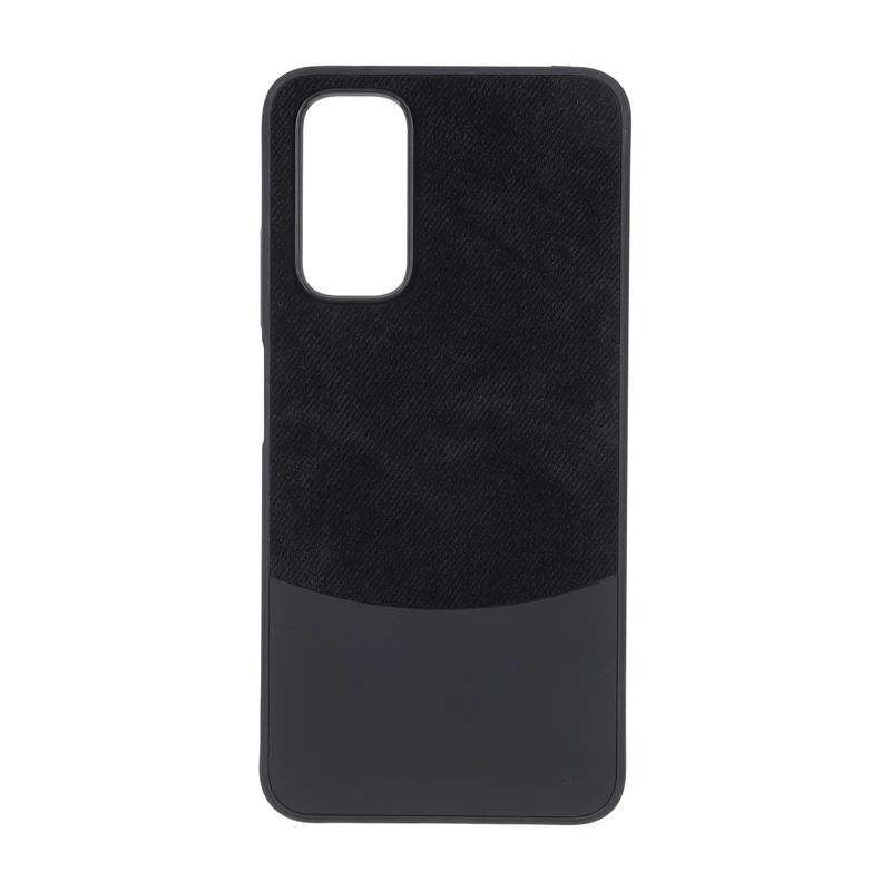 قاب دو تکه طرح چرم و جیر Xiaomi Redmi Note 12S / Xiaomi Redmi Note 11 4G / Redmi Note 11S - مشکی