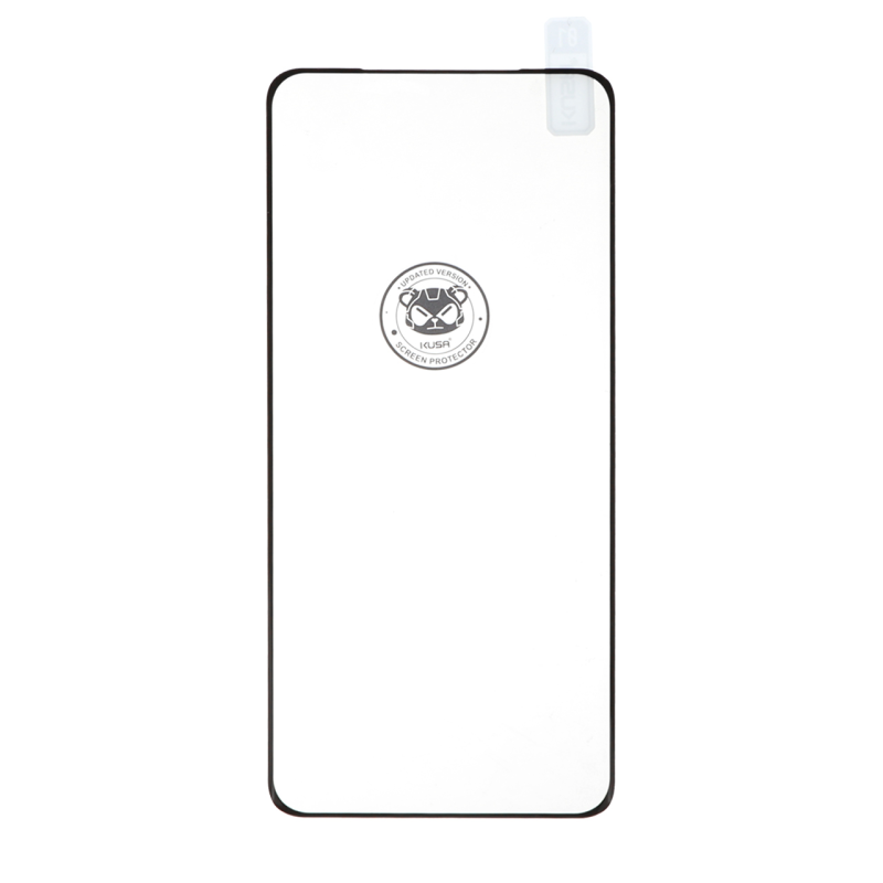 محافظ صفحه نمایش شیشه ای خم فول چسب Full Cover Kusa درجه یک - Samsung Galaxy S21 Ultra - مشکی