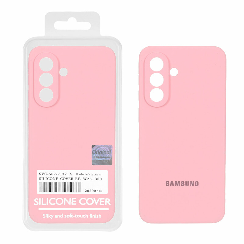 قاب سیلیکونی پاک کنی اورجینال Master Quality مدل Samsung Galaxy A37 - صورتی (پک دار)