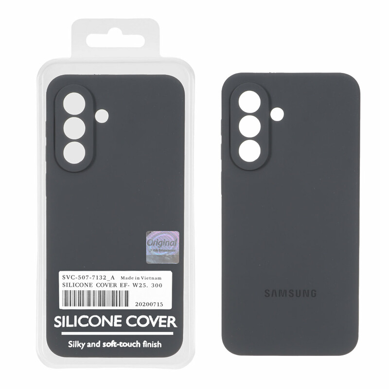 قاب سیلیکونی پاک کنی اورجینال Master Quality مدل Samsung Galaxy A37 - خاکستری (پک دار)