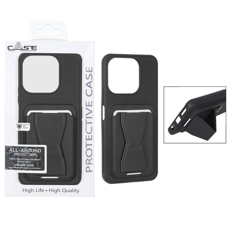 قاب چرمی Magsafe جاکارتی استندشو مگنتی Honor X6c