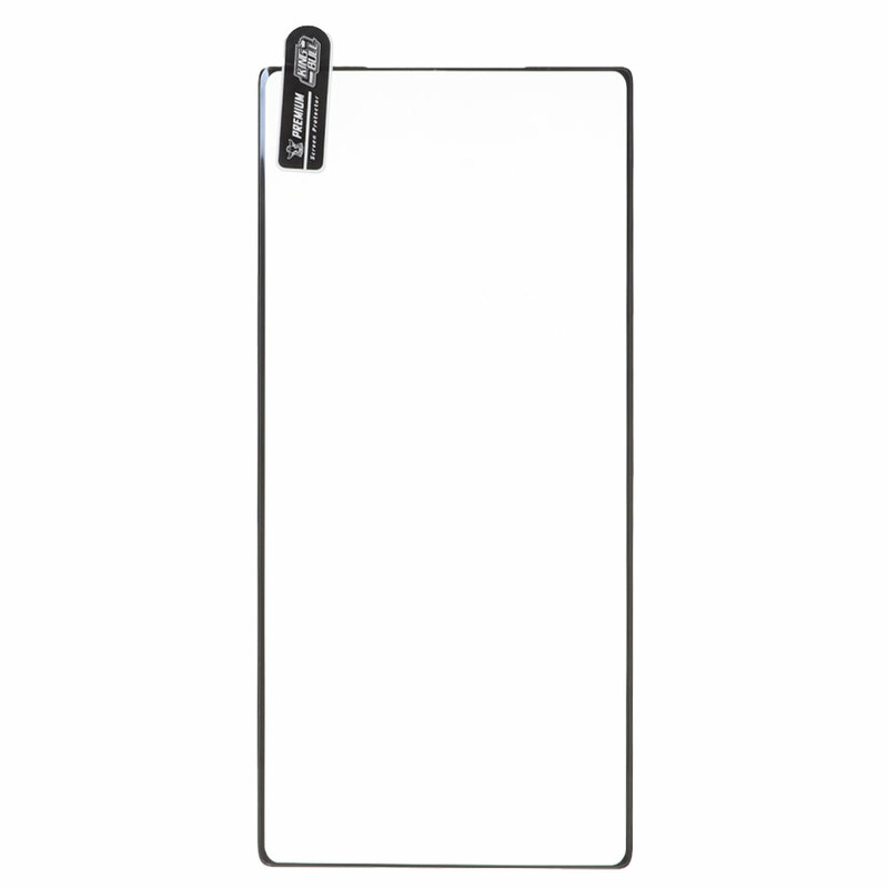 محافظ صفحه نمایش شیشه ای خم فول چسب Full Cover King Bull درجه یک Samsung Galaxy Note20 Ultra