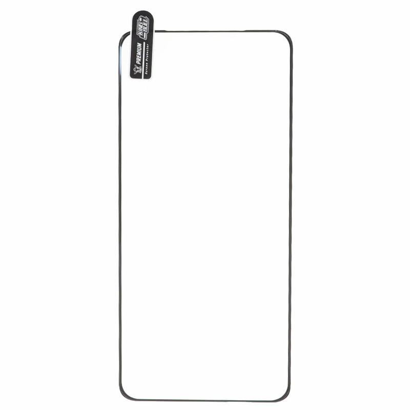 محافظ صفحه نمایش شیشه ای خم فول چسب Full Cover King Bull درجه یک Samsung Galaxy S21 Ultra