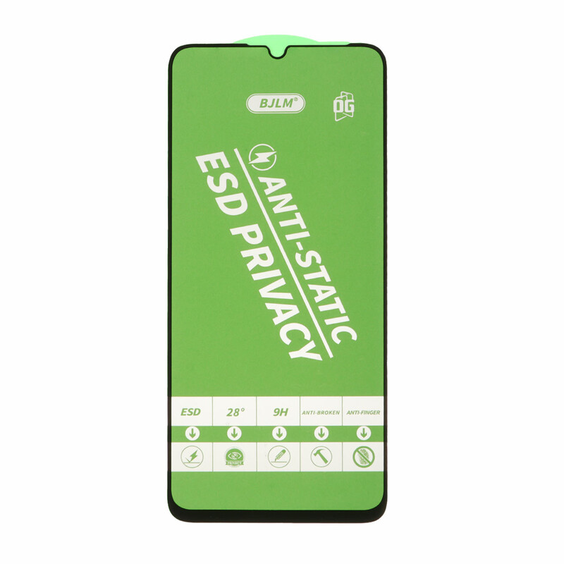 محافظ صفحه نمایش شیشه ای Full Cover OG - Privacy ANti Static مدل Samsung Galaxy A07 / A06 / A05S / Realme C51 / Realme C53 / Narzo N53 / Realme Note 50 (بدون پک)