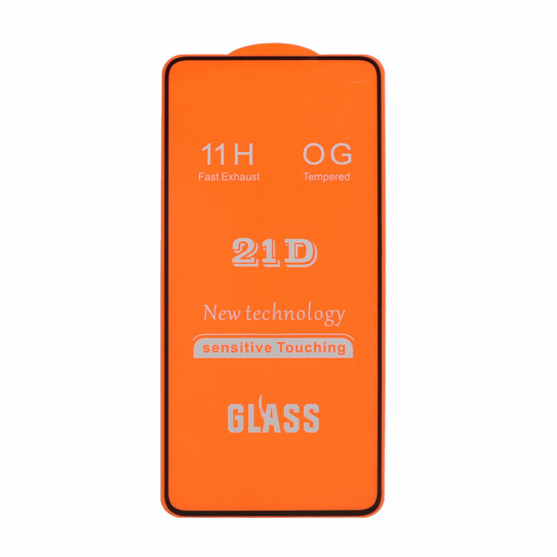 محافظ صفحه نمایش شیشه ای Full Cover 21D مدل Xiaomi Note 12 4G / Redmi Note 12 5G / Poco X5 / Honor X8 / X8a / X10 / Realme 11 / Oppo A98 / Oppo A58 - مشکی (بدون پک)