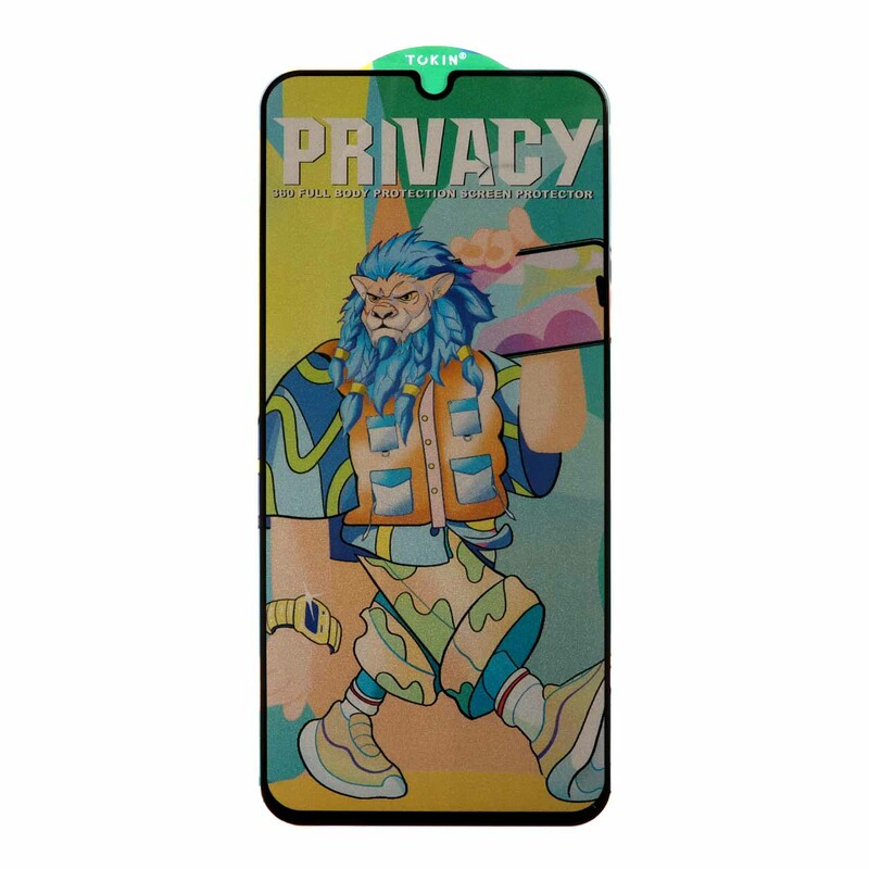 محافظ صفحه نمایش شیشه ای Tokin Privacy مدل Samsung Galaxy A07 / A06 / A05s / Realme C51 / Realme C53 / Narzo N53 (بدون پک)