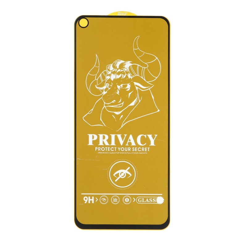 محافظ صفحه نمایش شیشه ای Full Cover Privacy Biva مدل Samsung Galaxy A11 / M11 /Note 9t / Mi 11 lite /Realme 7 / Realme 9