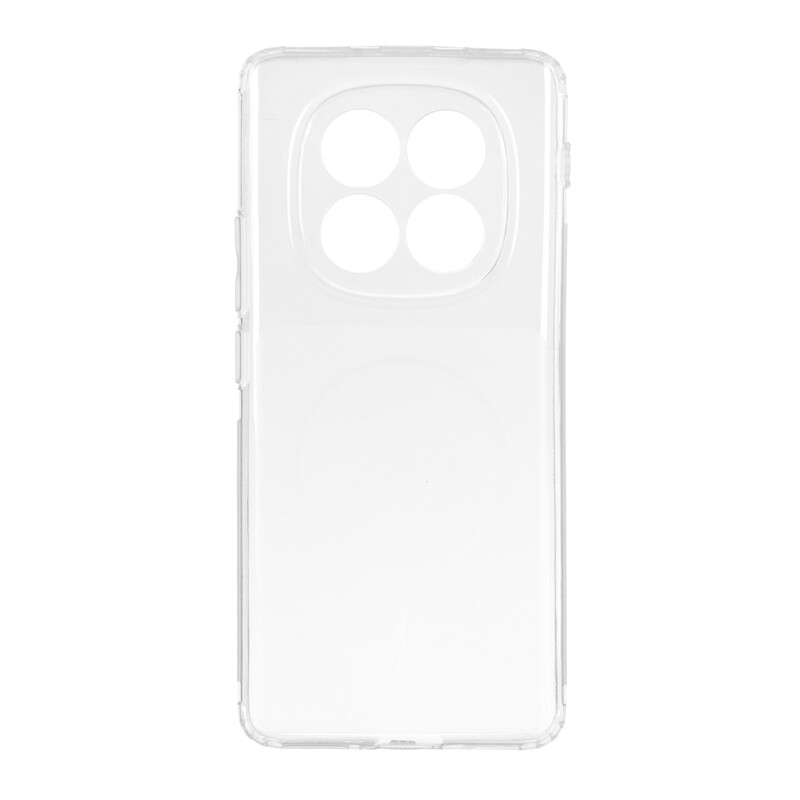 قاب ژله ای شفاف مستطیلی طرح مگ سیف Spark مدل Xiaomi Redmi Note 15