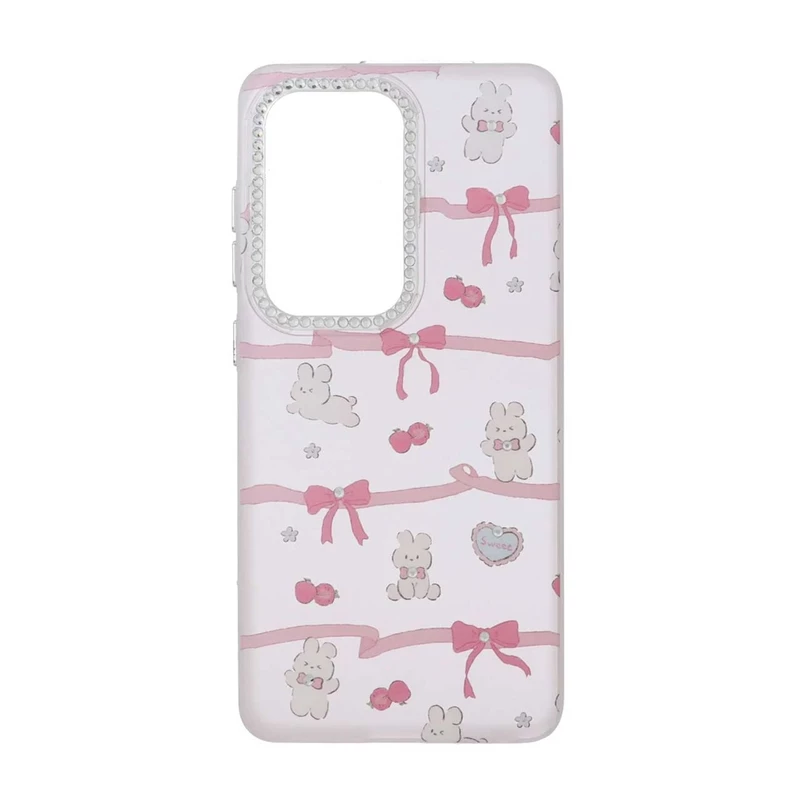 قاب دور ژله ای مات نگین دار Samsung Galaxy S26 Ultra - طرح 55