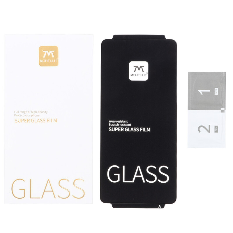 محافظ صفحه نمایش شیشه ای Full Cover Anti Static Mohtuut مدل Samsung Galaxy S26 Ultra (پک دار)