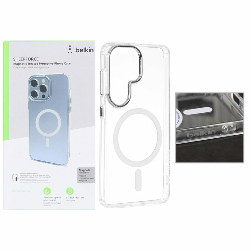 قاب اورجینال belkin شفاف Magsafe مدل Samsung Galaxy S26 (پک دار)
