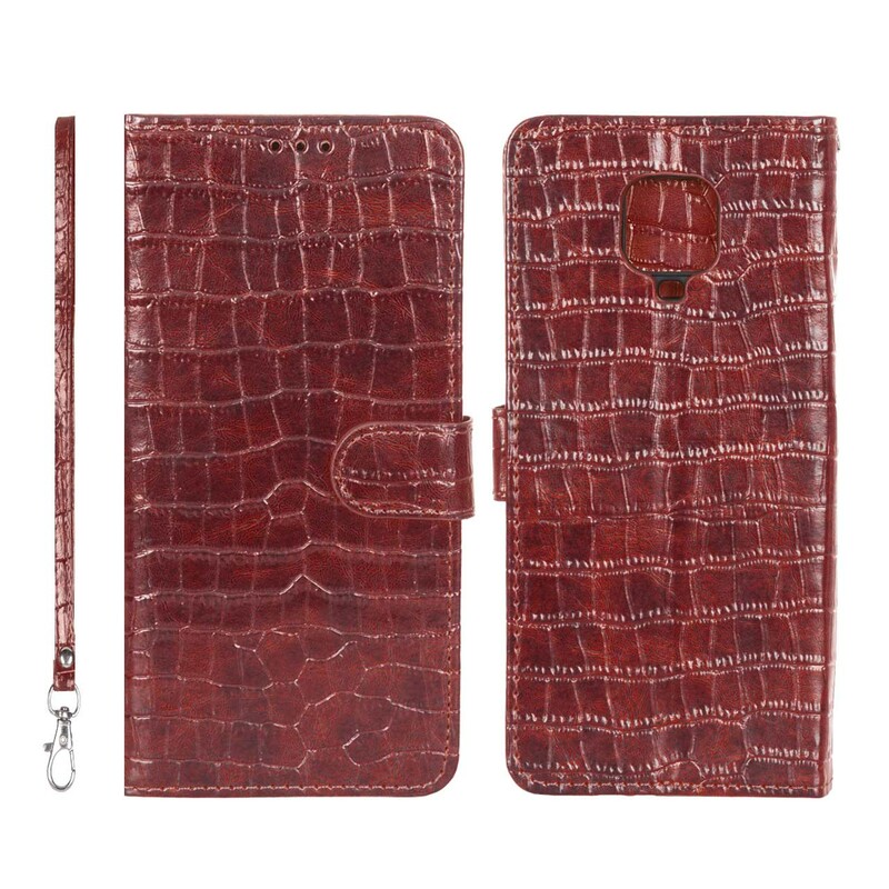کیف موبایل مگنتی کروکو MNC مدل Xiaomi Redmi Note 9S / Redmi Note 9 Pro / Redmi Note 9 Pro Max - زرشکی