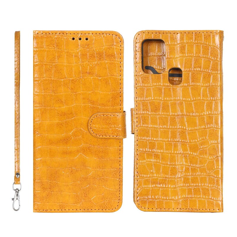 کیف موبایل مگنتی کروکو MNC مدل Samsung Galaxy A21s - عسلی