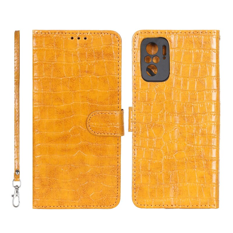 کیف موبایل مگنتی کروکو MNC مدل Xiaomi Redmi Note 10 4G / Redmi Note 10S / Poco M5S - عسلی