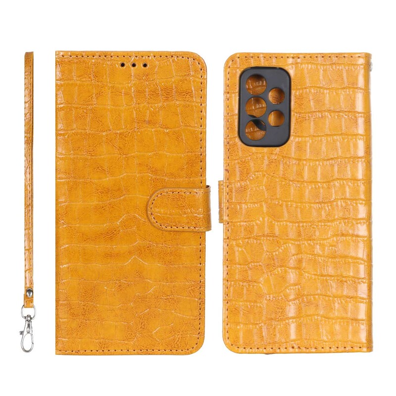 کیف موبایل مگنتی کروکو MNC مدل Samsung Galaxy A52 / A52s - عسلی