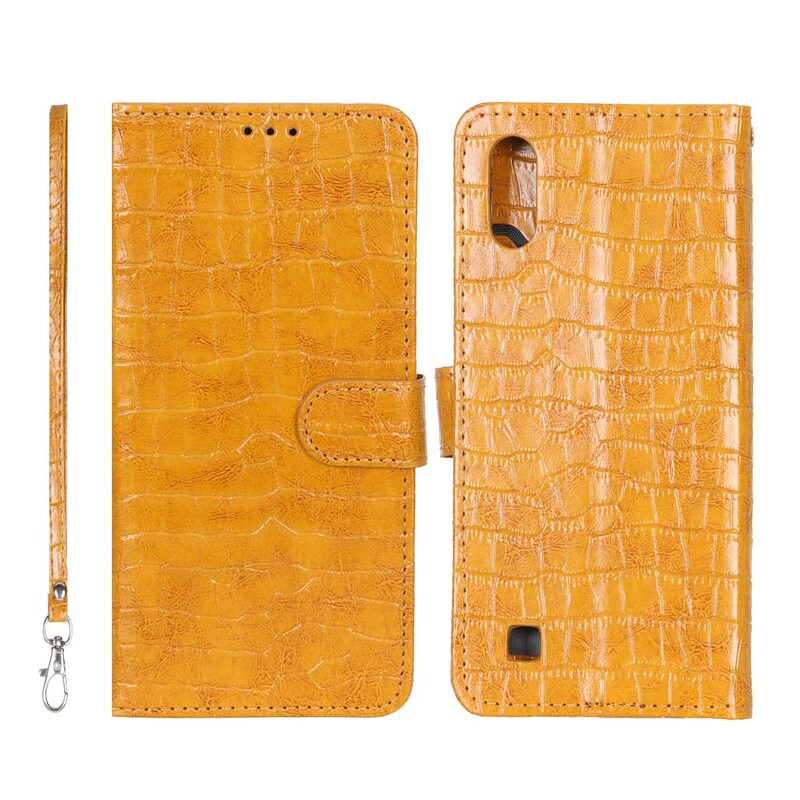 کیف موبایل مگنتی کروکو MNC مدل Samsung Galaxy A10 / M10 - عسلی