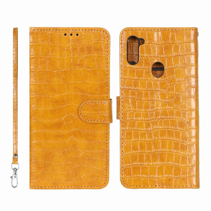 کیف موبایل مگنتی کروکو MNC مدل Samsung Galaxy A11 / M11 - عسلی
