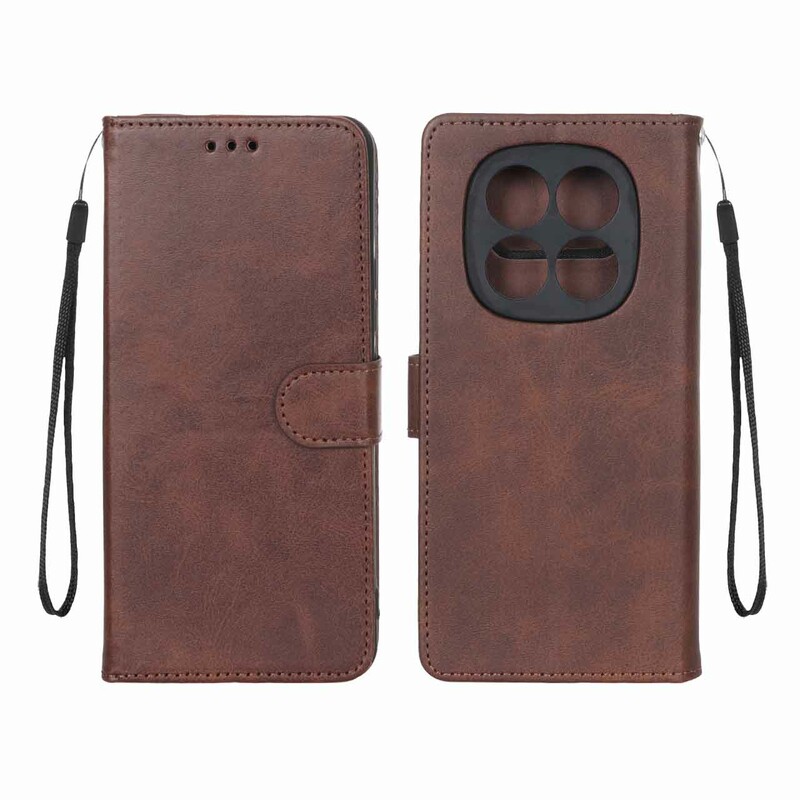 کیف موبایل مگنتی درجه یک MNC مدل Xiaomi Redmi Note 15 - قهوه ای