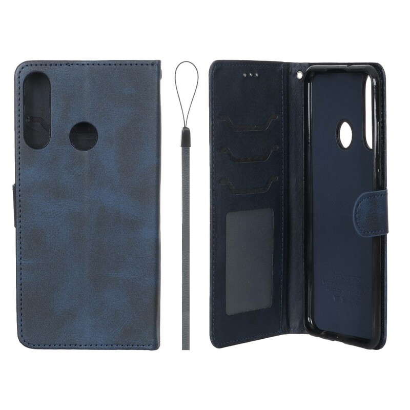 کیف موبایل مگنتی درجه یک داخل خز MNC Plus مدل Huawei Y6P - سرمه ای